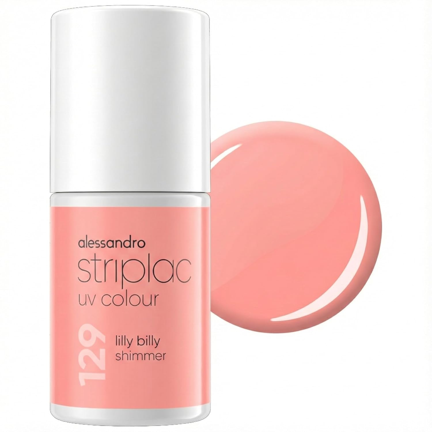 alessandro Striplac UV-Nagellack Lilly Billy – Schonend und langanhaltend – Einfache Entfernung dank Peel-Off-Technologie – Vegan und tierversuchsfrei – 8 ml