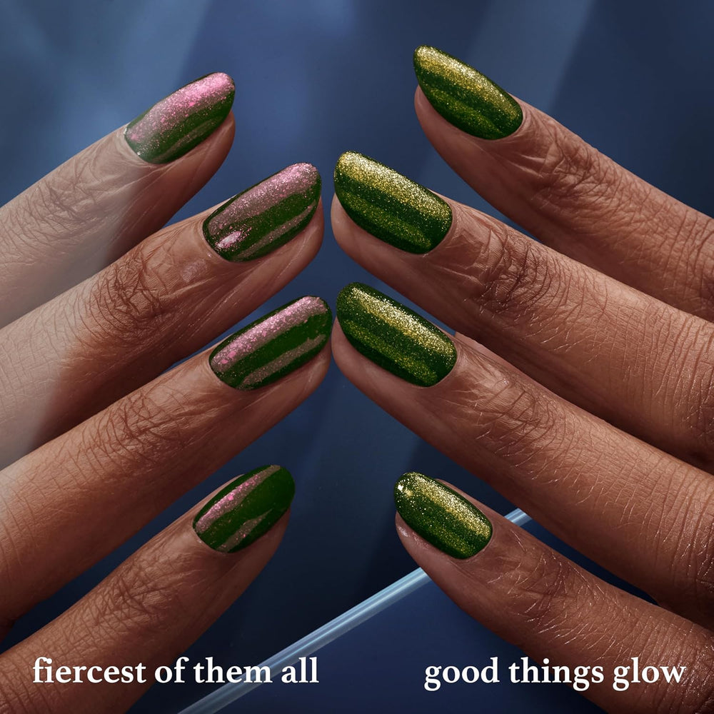 essie Nagellack – Nr. 1004 seize the crown, Grün, professionelle Maniküre in der limitierten Schneewittchen-Edition, farbintensiv, 13,5 ml