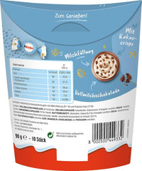 Kinder Balls Milk & Crispy Bits Sensations 90g – Bile de ciocolată cu lapte cu umplutură de lapte și chipsuri de cacao – Ciocolată de Paște, dulciuri pentru Paște – Cadou și suvenir de Paște