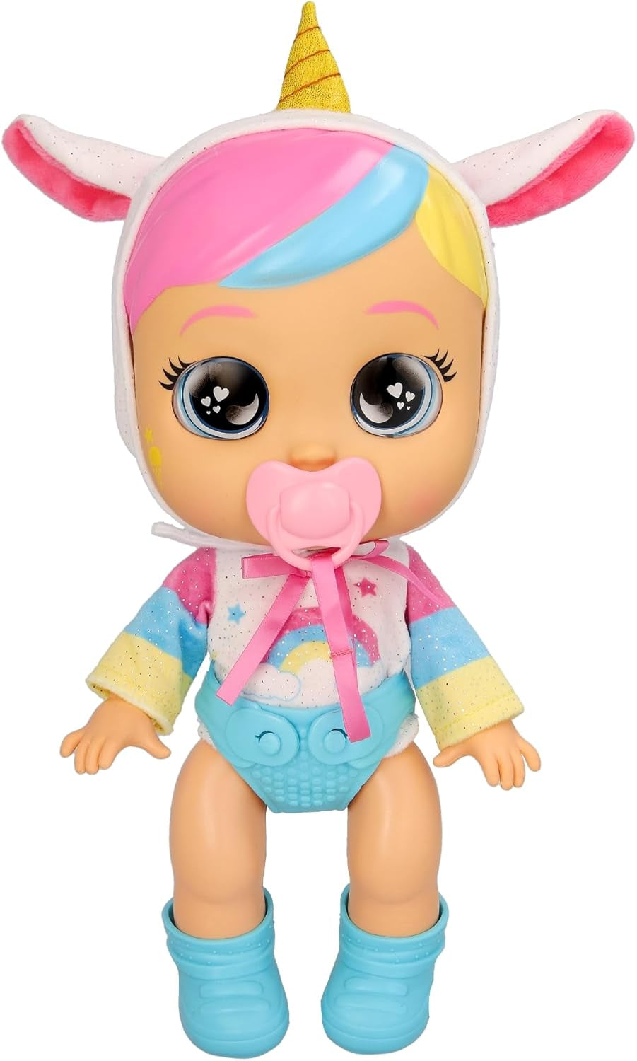 Cry Babies Day Care Dreamy, Babypuppe Puppe Dreamy trägt EIN Day Care-Outfit und enthält 3 Accessoires, Sie weint echte Tränen, Spielzeug, Spielzeug und Geschenk Für Kinder ab 18 Monaten