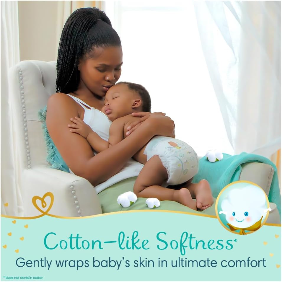 Scutece Pampers Mărimea 0 (<3 kg), Scutece Premium Care, 30 bucăți, Cel mai bun confort și protecție pentru pielea sensibilă de la Pampers