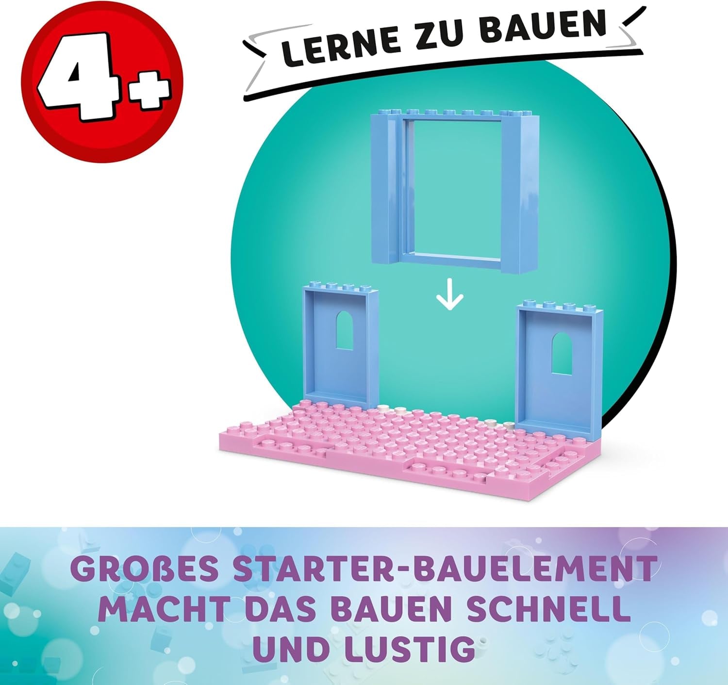 LEGO 4+ Gabby's Dollhouse Gabby's Little Kitty Ears, set cu animale pentru jocuri de rol, jucărie pentru copii cu tobogan și figuri, cadou pentru fete și băieți, jucărie pentru jocuri creative 10796 Seturi de constructie Besuche den LEGO-Store