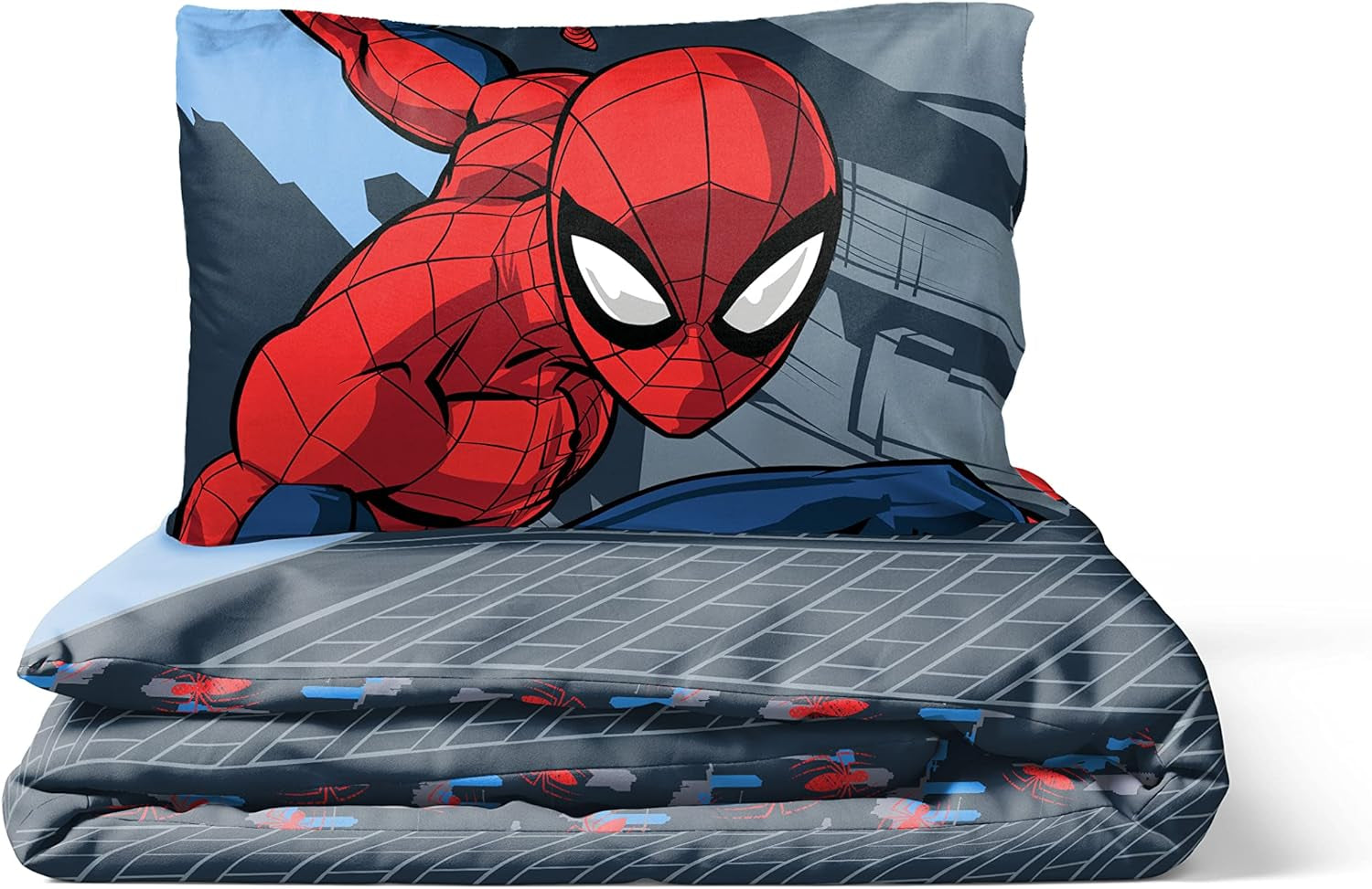 Lenjerie de pat pentru copii, unisex, printese si super eroi, 100% bumbac Lenjerie de pat - copii Naty Shop