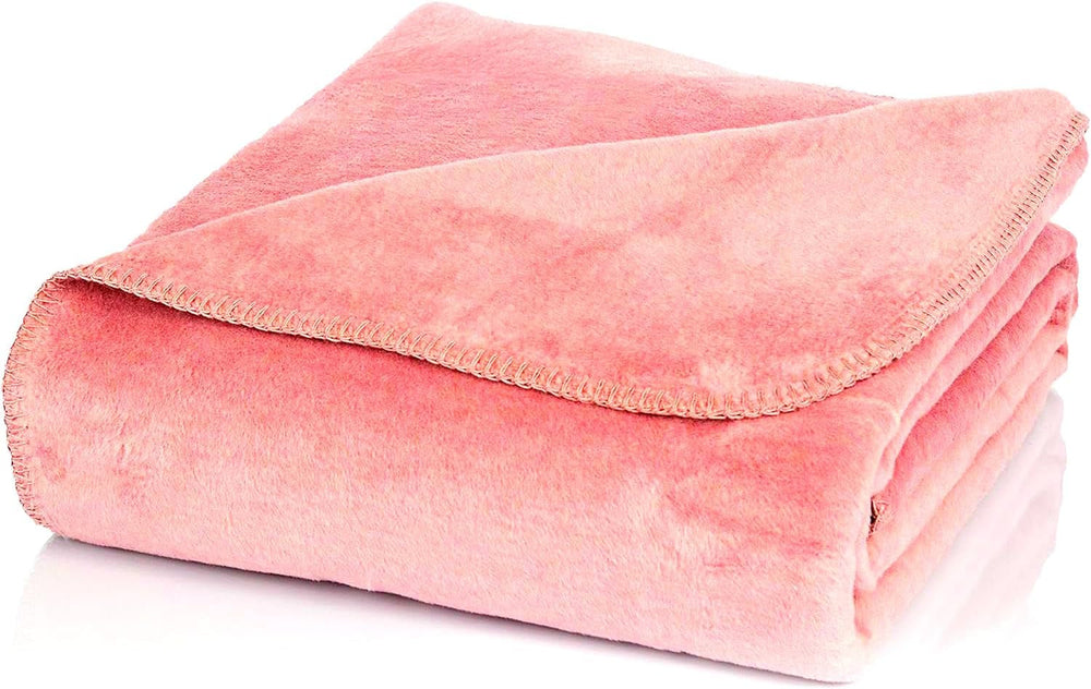 Glart cosy pătură simplu burgundy roșu pătură 130X170 cm canapea, moale și cald pătură de lână extra pufos ca canapea pătură canapea pătură, pătură cuddly pătură cosy, pluș canapea arunca pătură, U1B Paturi si Cuverturi Glart Uni-Altrosé