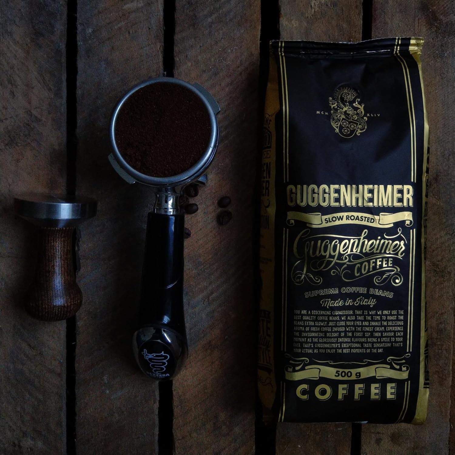 - Kaffeebohnen 2kg - Extra langsam geröstet - wenig Säure und Bitterstoffe - Barista-Qualität - Feinste Crema - Bester Espresso für Vollautomaten - 4 x 500 g