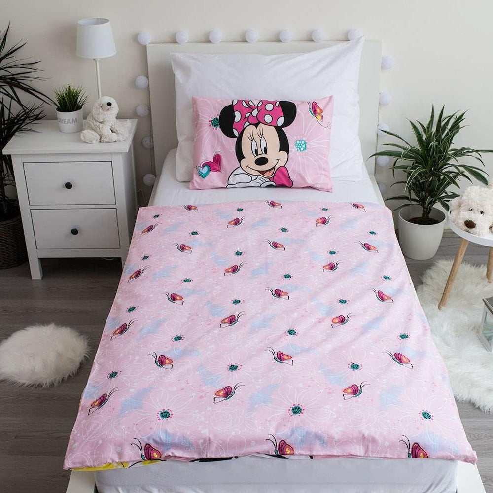 Set lenjerie de pat pentru copii Minnie Mouse, bumbac Lenjerie de pat - copii Naty Shop