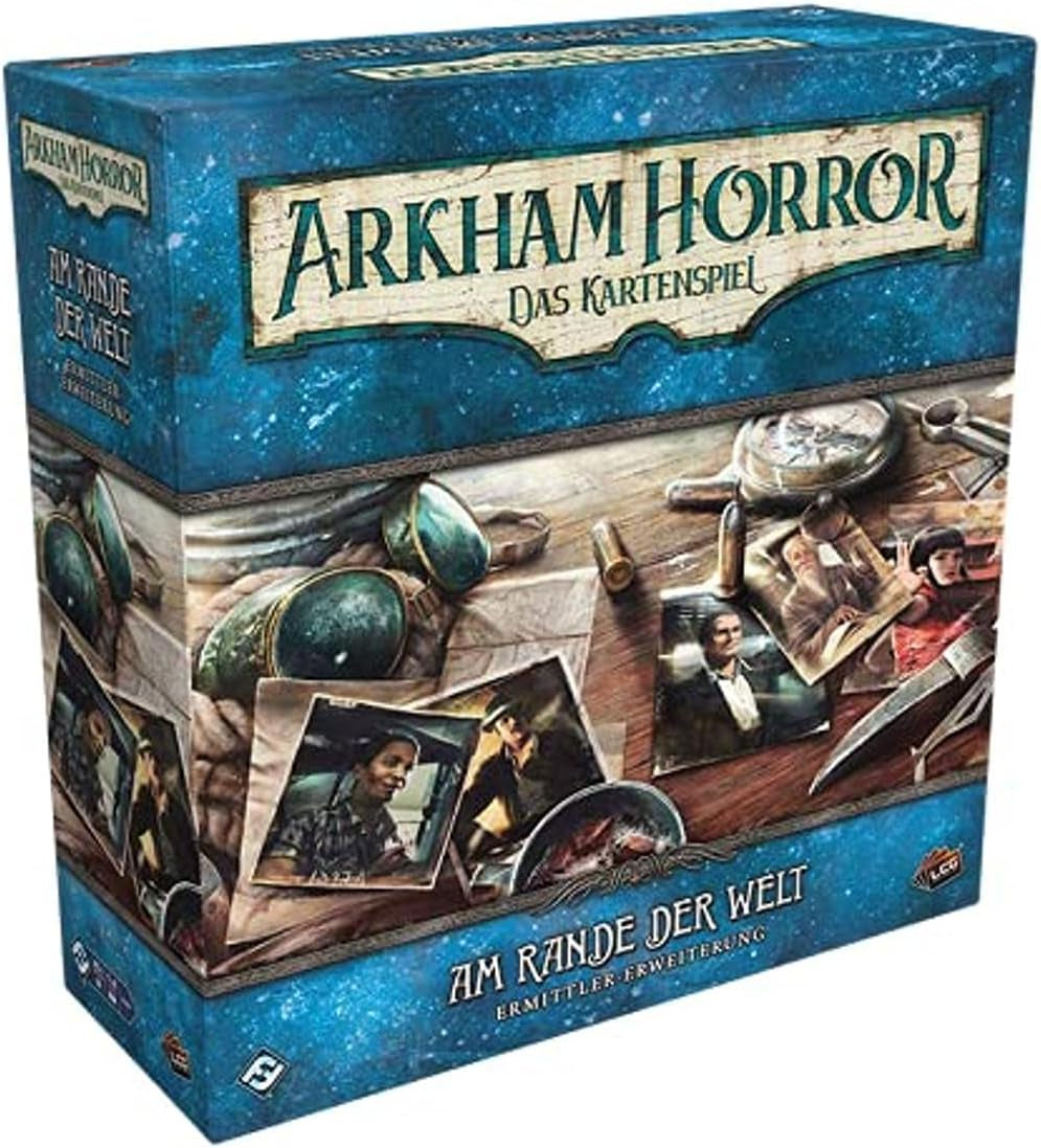 Fantasy Flight Games, Arkham Horror: LCG, Joc de bază, Joc pentru experți, Joc de cărți, 1-4 jucători, Vârste 14+, 45+ minute, Germană, Multicolor, Colorat
