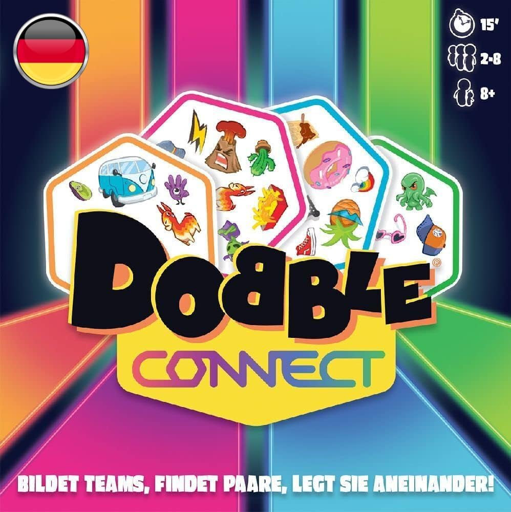 Dobble Bundesliga, joc de familie, joc de cărți, 2-8 jucători, vârste 6+, 15 minute, germană
