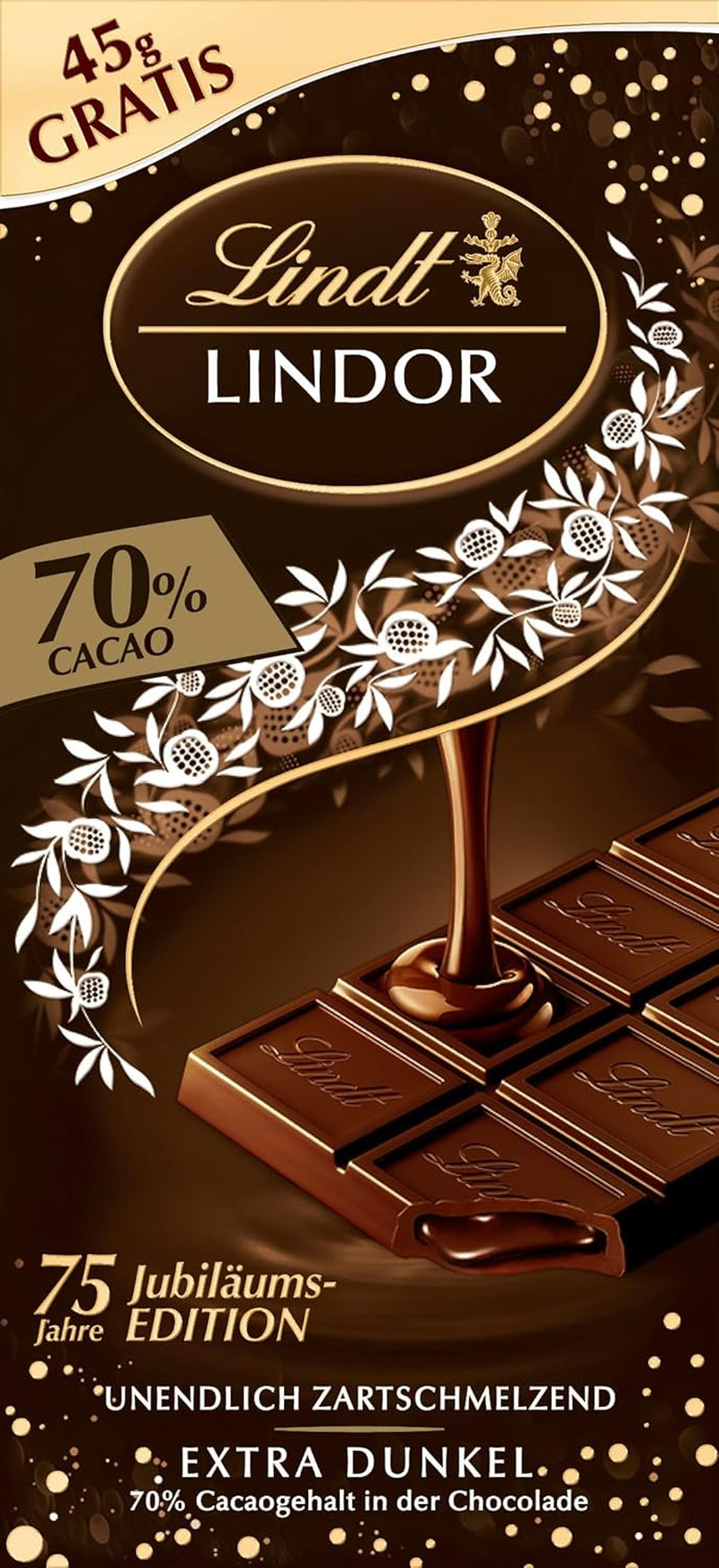 Ciocolată Lindt | Pliculețe LINDOR pentru cheesecake | 137g | 10 bile de ciocolată cu lapte cu umplutură de cheesecake care se topește în gură | Cadou de ciocolată