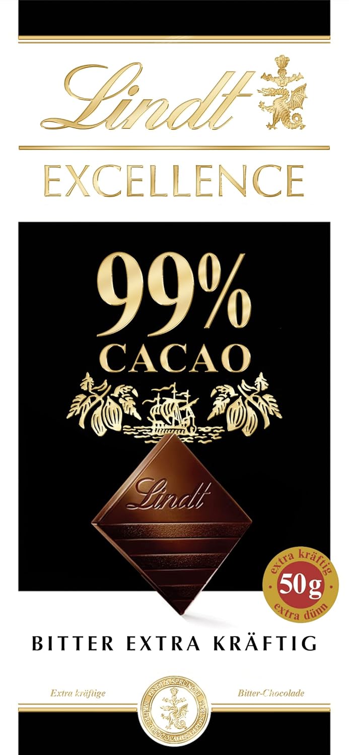 Lindt Excellence 78 La Suta Cacao Baton - Intensitate Cacao Persistenta Baton Vegan 100g Cadou Ideal