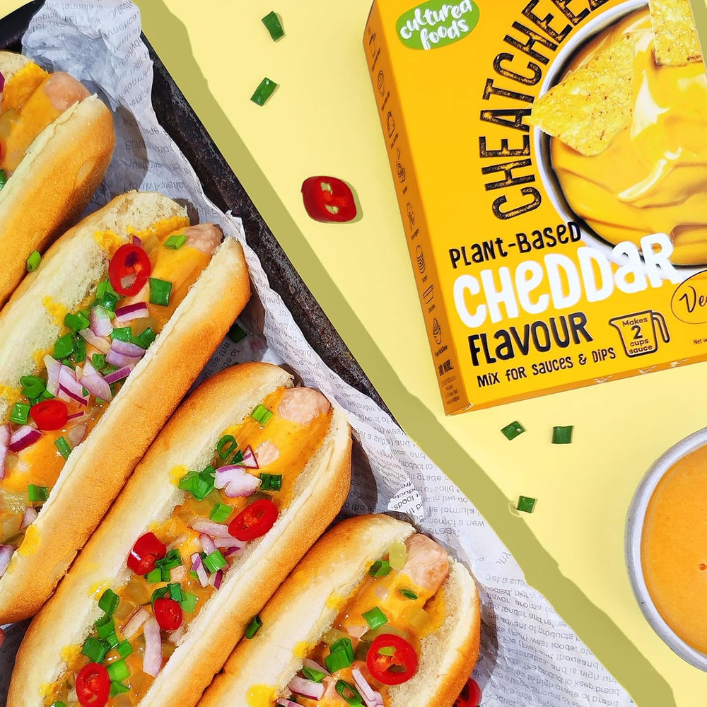 Cultured Foods Veganer Käse Käseersatz Laktosefrei Glutenfrei 2-er Set Gouda Und Cheddar CHEATCHEEZ