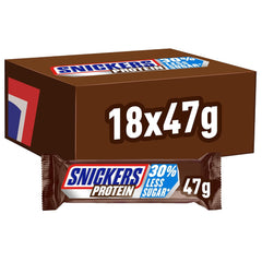 Snickers Batoane Proteice Cu Ciocolată - Gust Bogat Cu Alune Caramel Si Nuga, Pachet Vrac 18x47g