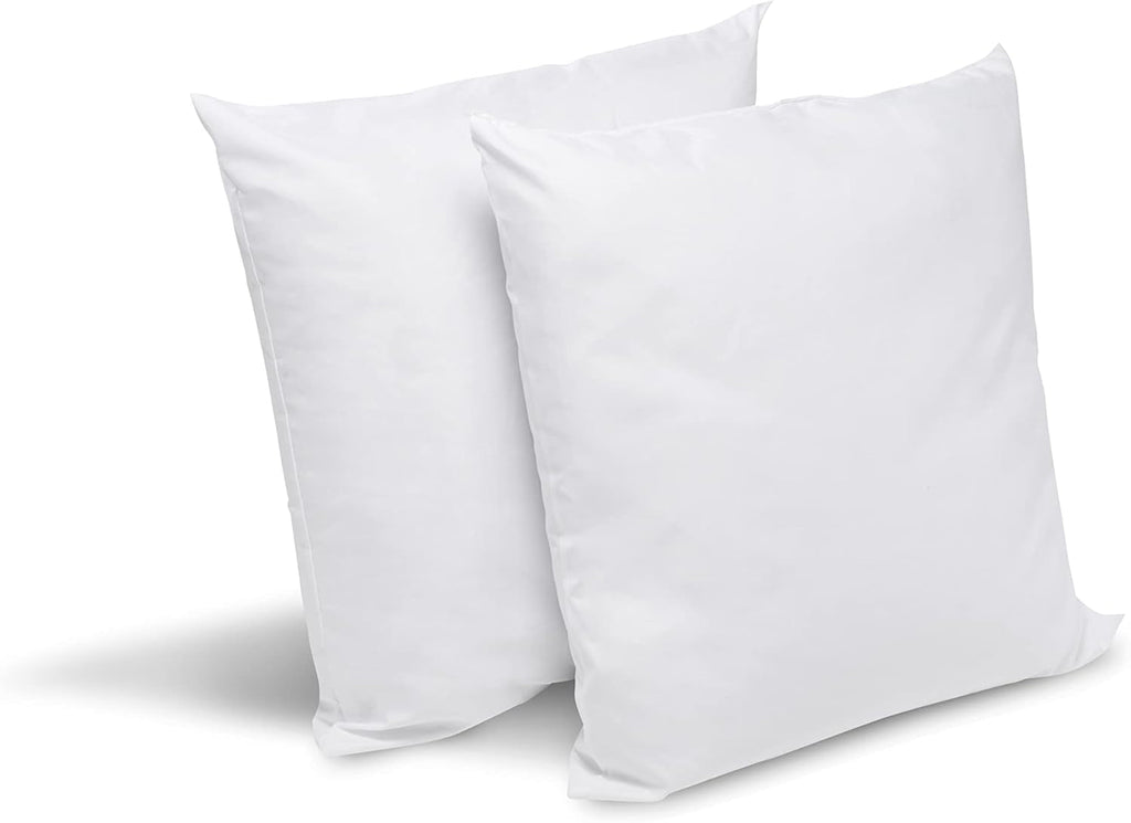 Bleu Câlin set de 2 perne anti-acarieni, anti-bug, confort pufos, 60 X 60 Cm, husă din microfibră, protecție completă, alb Perne standard Naty Shop