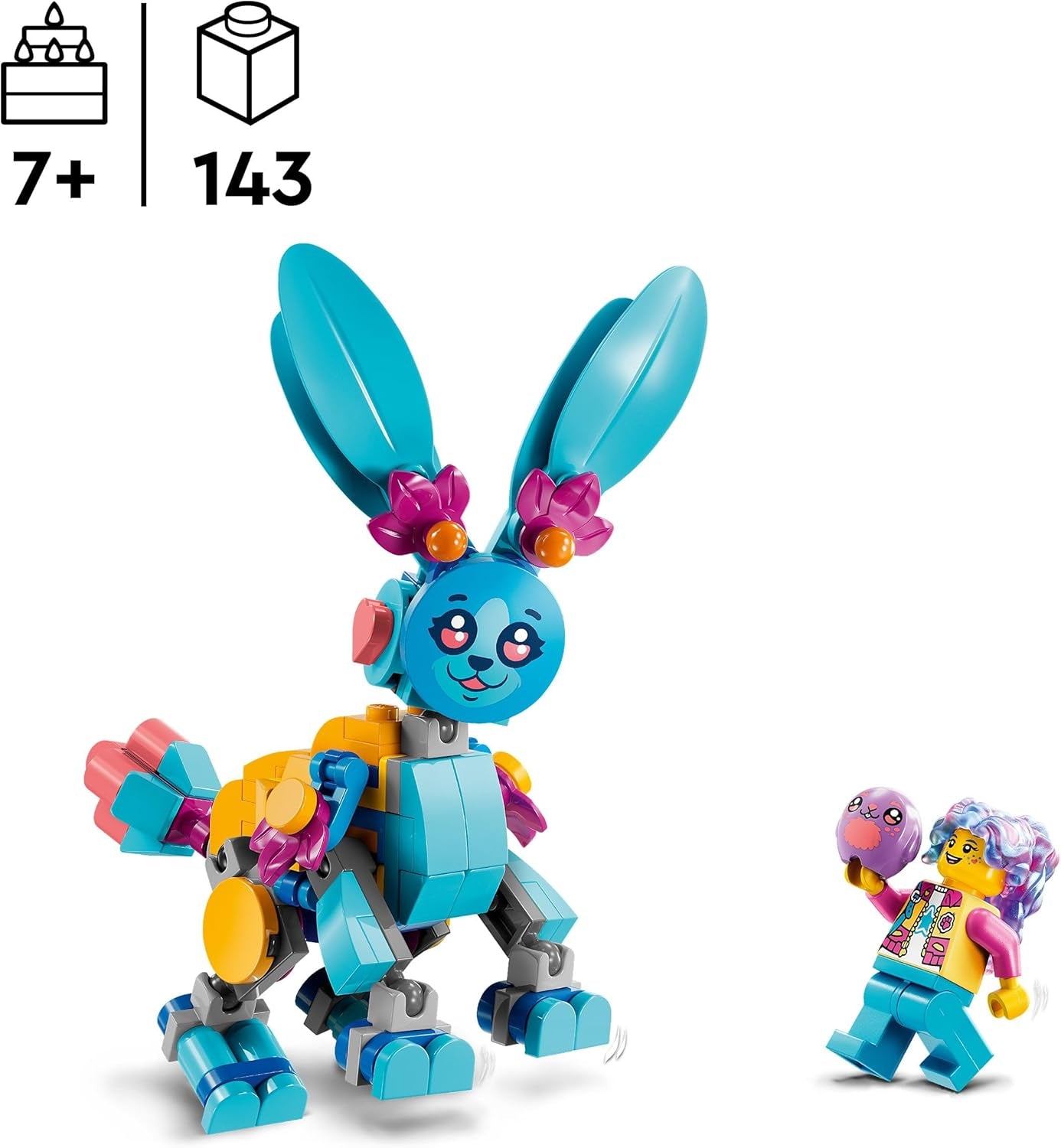 LEGO Dreamzzz Bunchus Creative Animal Adventures, iepuraș de jucărie pentru copii, 20-In-1 Fantasy Playset cu Minifigure Izzie, cadou pentru fete și băieți de la 7 ani 71488 Seturi de constructie Besuche den LEGO-Store
