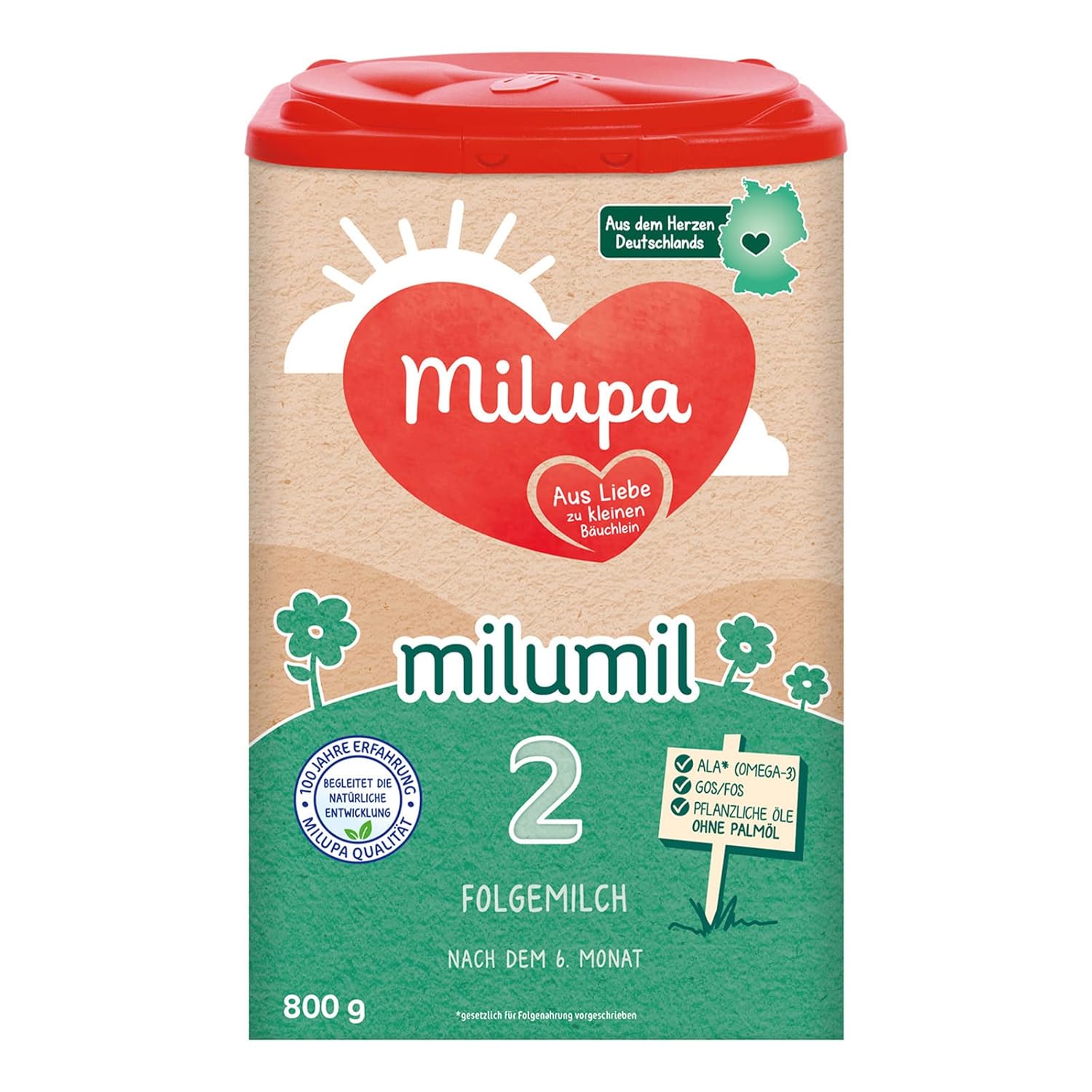 Milupa Milumil Pre, Lapte praf pentru bebeluși - Cu nutrienți importanți și fără ulei de palmier - 800 g Naty Shop 800 grame Milumil 2