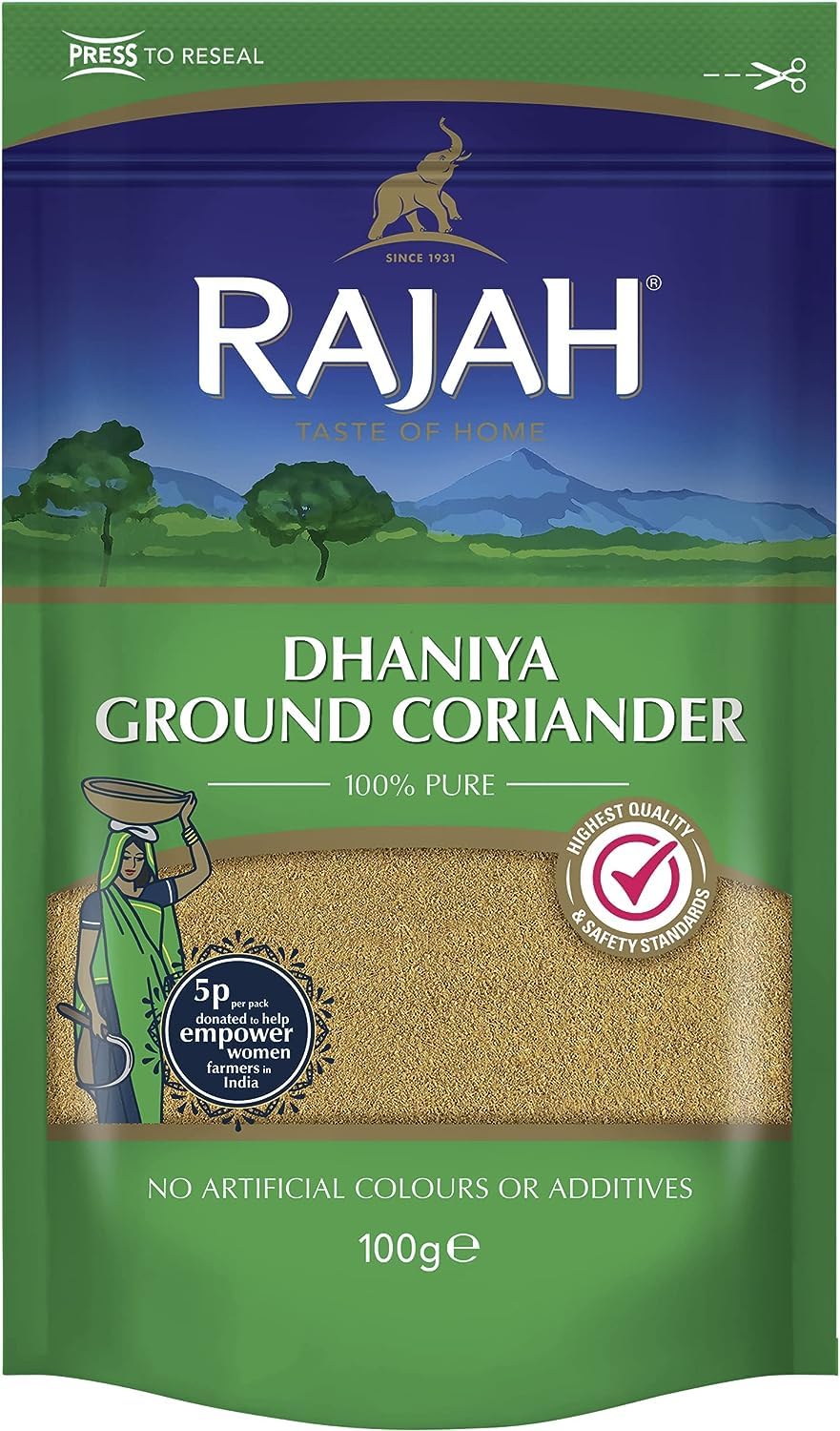 Rajah Kreuzkümmelsamen – Ganze Kreuzkümmelsamen zum Würzen und Kochen – 1 x 85 g