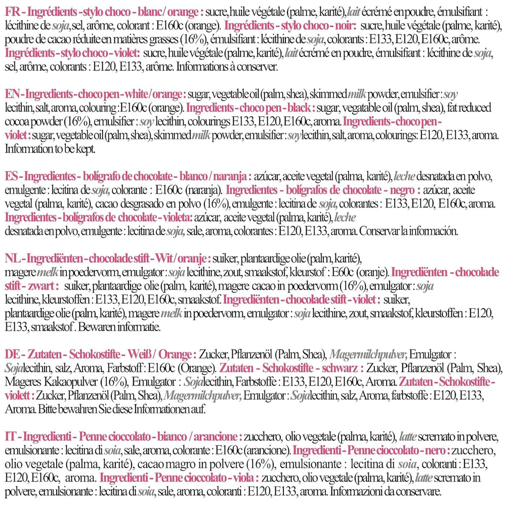 Scrapcooking - Set de 4 stilouri de ciocolată de Halloween - negru, portocaliu, violet și alb, scrieți și desenați pe deserturi, prăjituri și biscuiți Naty Shop