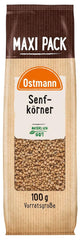 Ostmann Gewürze - Senfkörner ganz | Ideal zum Einmachen von Obst und Gemüse | 100 g im Vorteilsbeutel