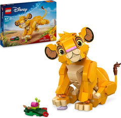 LEGO Ç€ Disney Simba, puiul de leu al regelui, jucărie de construcție pentru copii, Playset fantezie cu figura leului, idee de cadou cool pentru fete și băieți de la 6 ani, jucărie pentru copii 43243 Seturi de constructie Besuche den LEGO-Store Titlu implicit