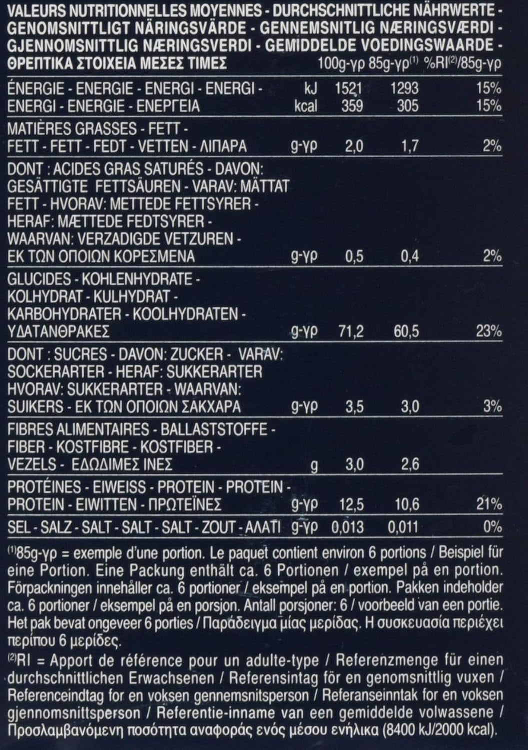 Paste Barilla Collezione Fusilli Bucati Corti, (1 x 500 g)