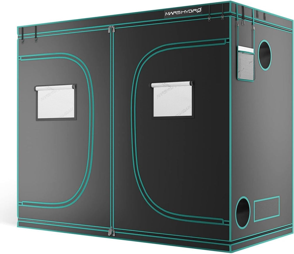 Cort de creștere MARS HYDRO 60x60x140cm, Cort de creștere pentru interior, Corturi de creștere din Mylar reflectorizante pentru hidroponie, Tavă inferioară detașabilă, pentru spațiu de creștere a plantelor