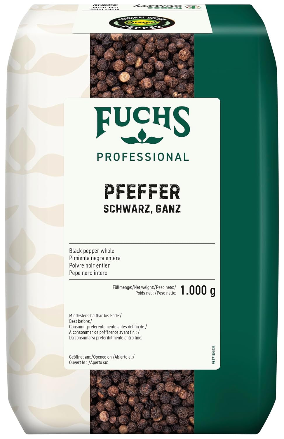 Fuchs Pfeffer schwarz ganz spezial (1 x 1 kg) | 1er Pack