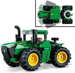 LEGO Technic John Deere 9620R Tractor 4WD, cu remorcă basculantă, jucărie agricolă clasică pentru copii, băieți și fete de la 8 ani, kit model de colecție 42136 Seturi de constructie Besuche den LEGO-Store