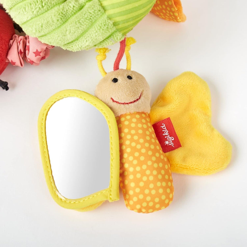 SIGIKID 42249 Fluture spiralat activ Baby Activity On Tour fete jucărie pentru copii recomandată de la naștere multicolor Jucarii Bebe Naty Shop