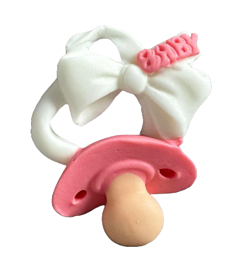 Decoratiune comestibila din zahar, Botez Decoratiuni din Pasta de Zahar Naty Shop