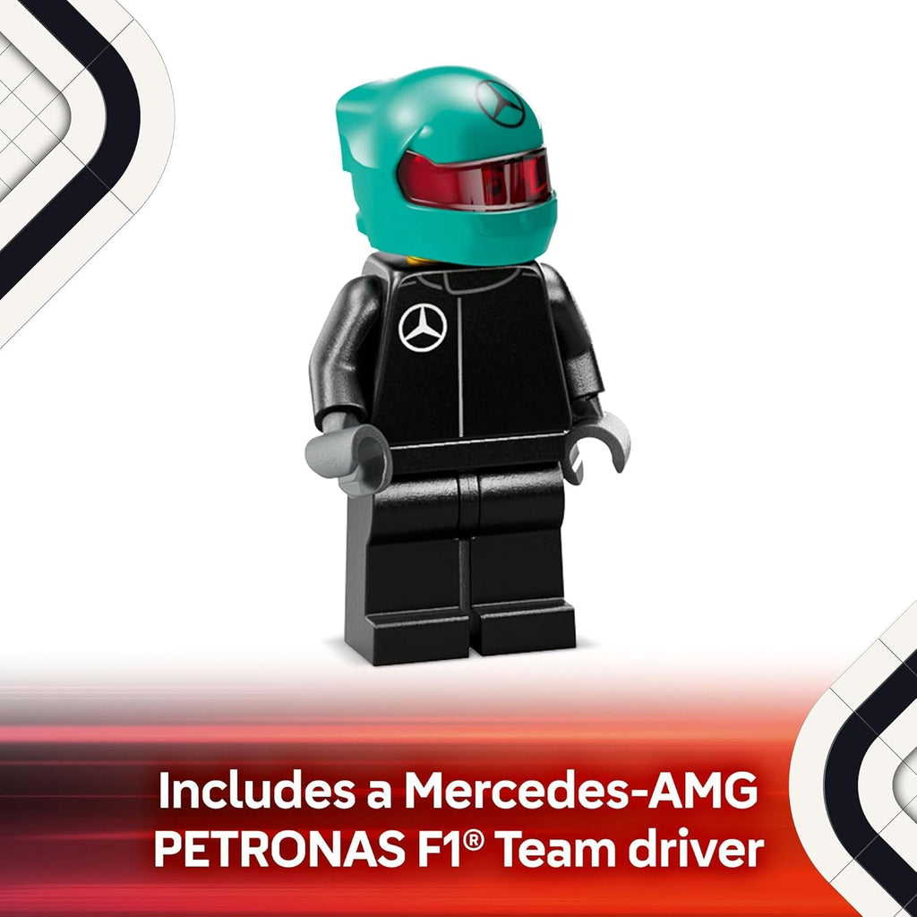 LEGO Speed Champions Mercedes-Amg F1 W15 Race Car - Jucărie cu minifigurină Formula 1 - Model de mașină de colecționat și construit - Cadou pentru băieți și fete 10+ sau fani adulți 77244 Seturi de constructie Besuche den LEGO-Store