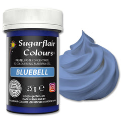 Colorant alimentar pastel Sugarflair pentru paste, albastru clopoțel, colorant alimentar pentru paste, fondant și marțipan, culori concentrate Spectral - 25 g