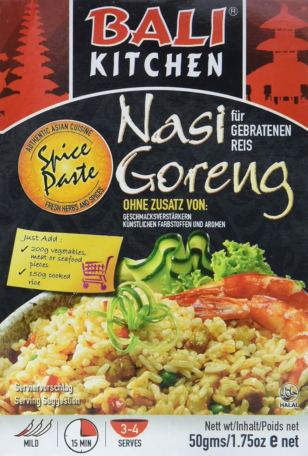 Nasi Goreng, pachet de 15 (pachet de 15 x 50 g)