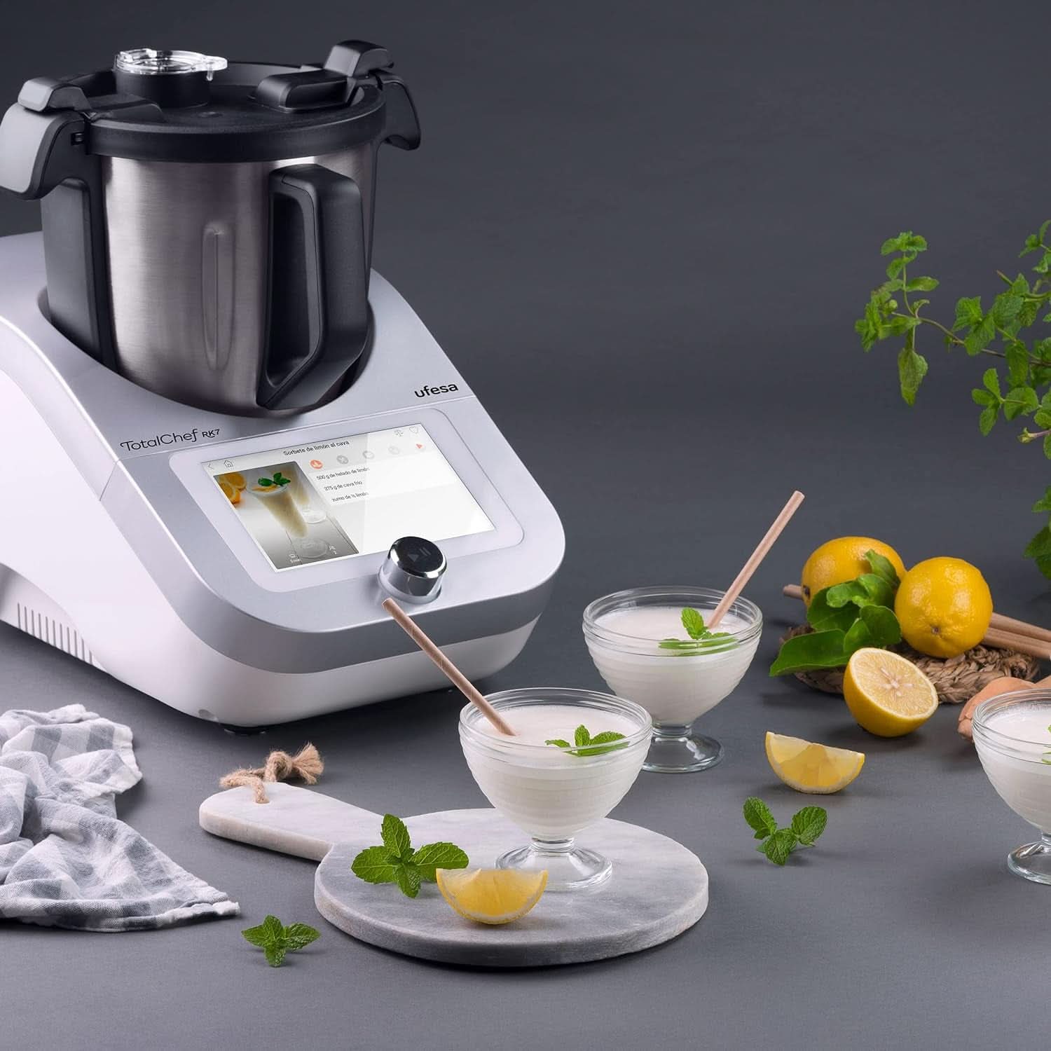 Ufesa Totalchef RK7, robot de bucătărie multifuncțional cu funcție de gătit, WLAN, 30 functii Naty Shop