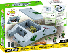 COBI Regelbau 667 - German Bunker, Grau, Grün
