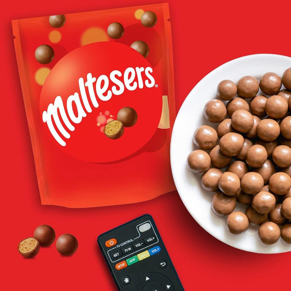 Bile de ciocolată Maltesers cu un centru crocant și ușor, aerat, gustare de ciocolată, 1 pachet (1 x 175g)