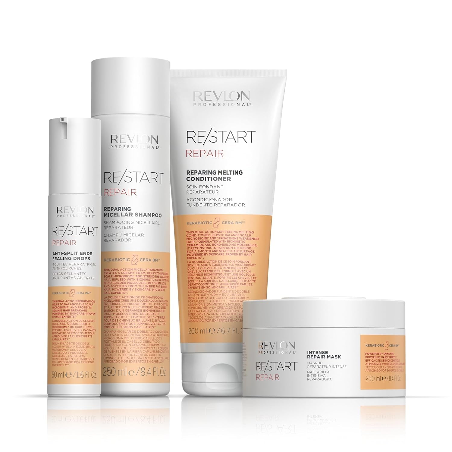 RE/START Repair Intense Repair Mask, 250 ml, mască intensivă pentru părul deteriorat, masca întărește părul deteriorat din interior, tratament regenerant pentru păr Masca de par Naty Shop