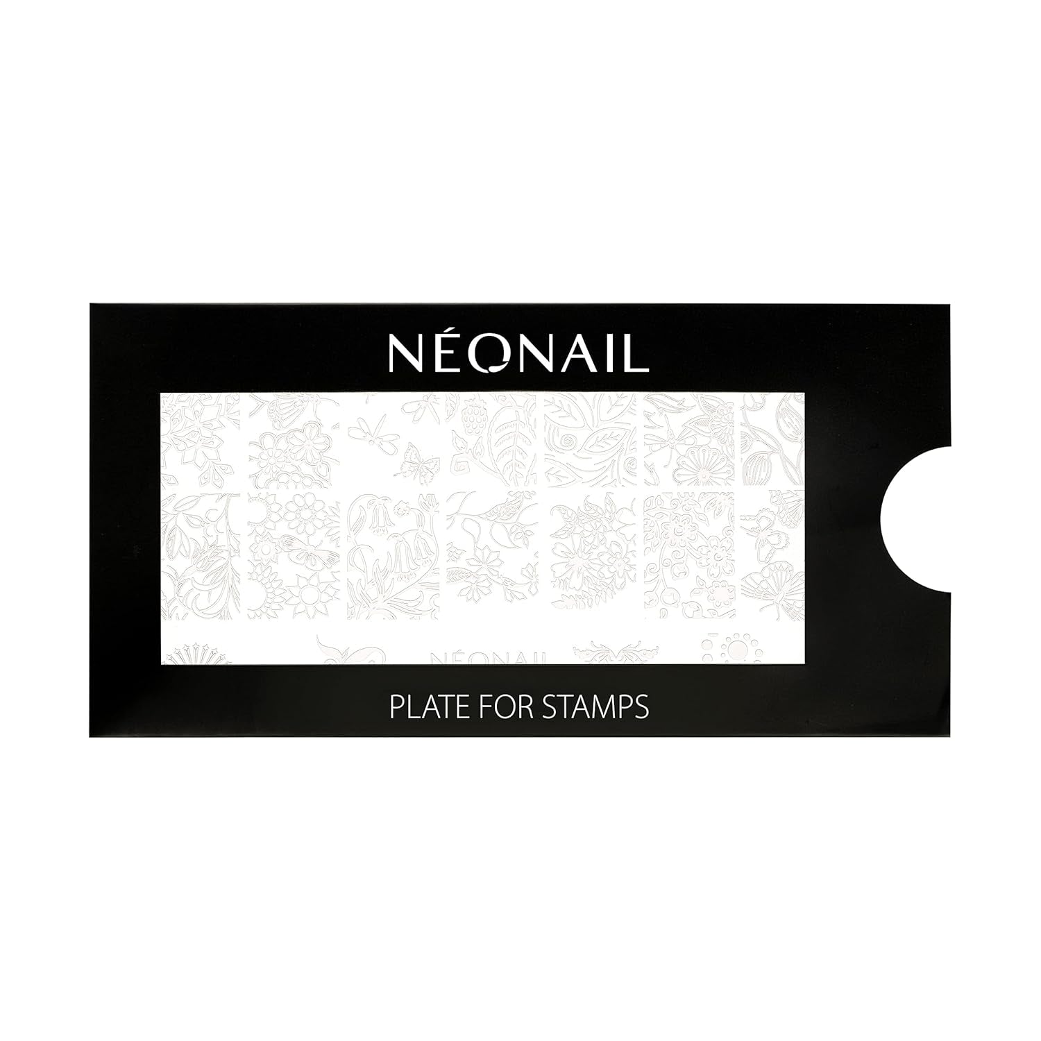 NÉONAIL Nagel Stempel Mit Schaber - Nägel Selber Machen - Nail Art Stamper - Nageldesign Für Nagel Schablone - French Nails Stempel - Silikon Nagelstempel