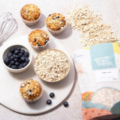 Fulgi de ovăz Wholefood Earth Jumbo - fără OMG - vegani - fără lactate - fără zahăr adăugat 2 kg