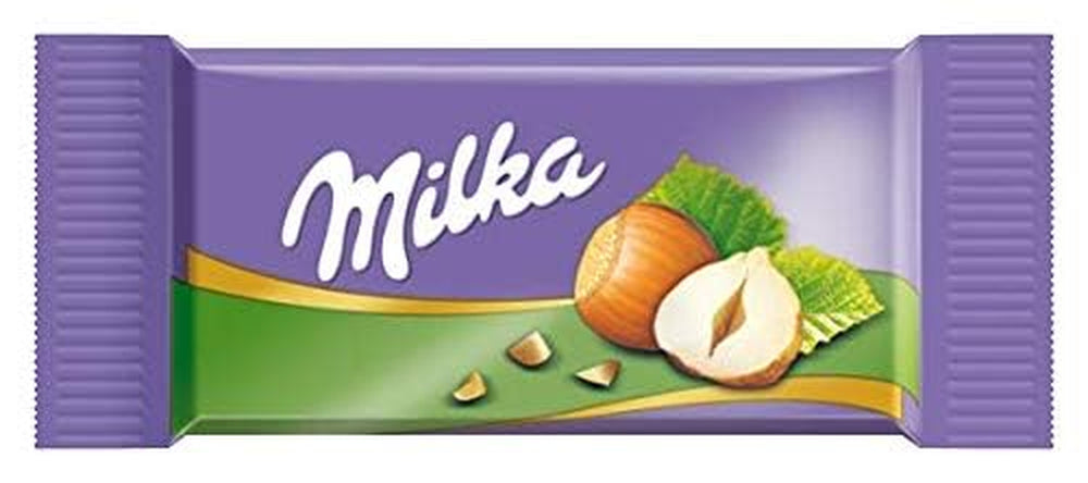 Milka Naps Mix – Mini pătrățele de ciocolată în 4 sortimente: Lapte Alpin, Căpșuni, Alune, Cremă de Cacao – 1 x 1kg
