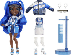 Rainbow High Modepuppe - Coco Vanderbalt - Kobaltblaue Puppe - Inkl. 2 Mix & Match Designer-Outfits und Accessoires - Für Sammler und Kinder von 6-12 Jahren