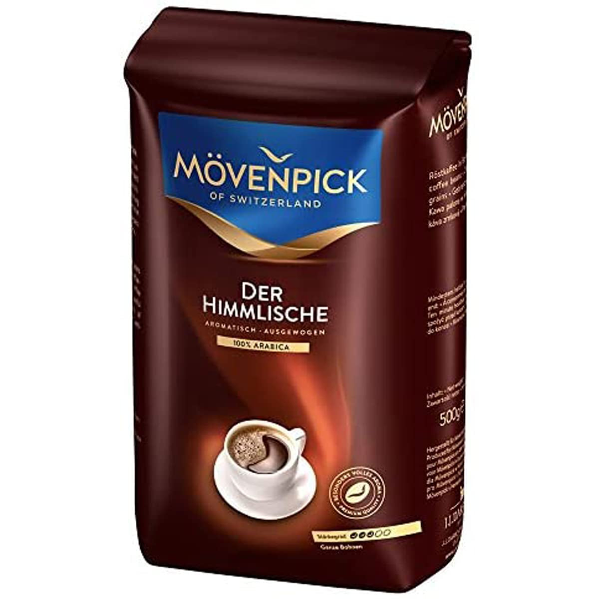 Mövenpick The Heavenly Whole Highland Arabica boabe de cafea 500g