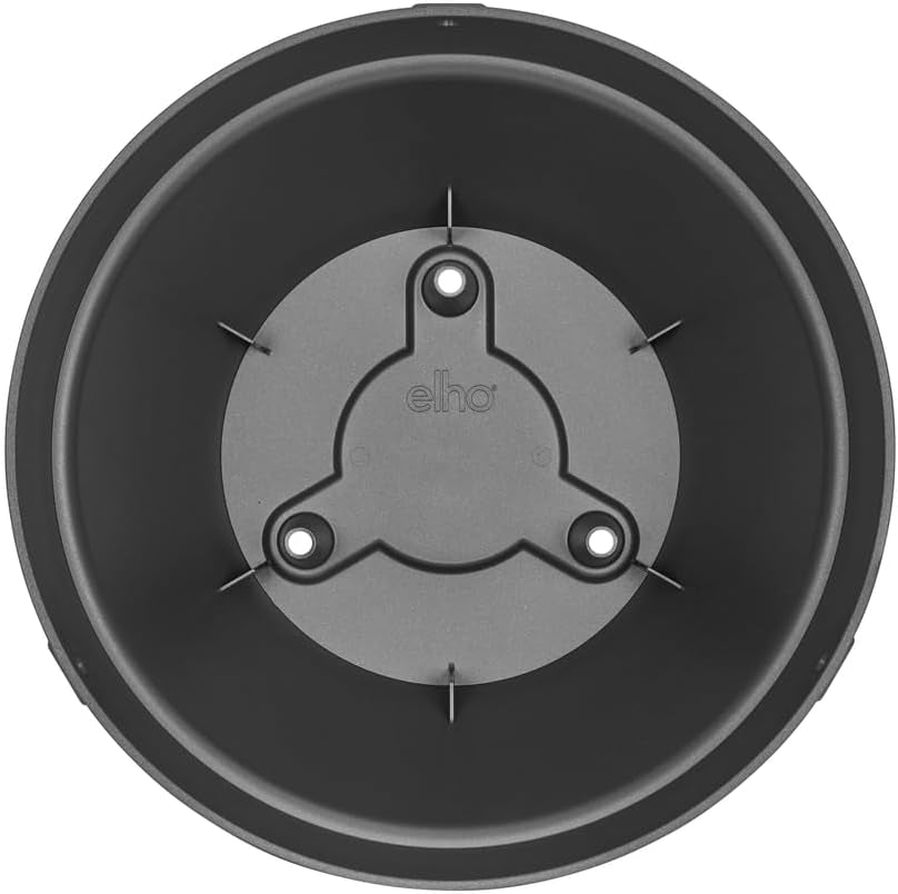 elho Vibia Campana Jardinieră suspendată 26 - Ghiveci suspendat pentru flori - Ghiveci pentru plante de exterior - Ø 26,0 x H 18,4 cm - Negru/Antracit