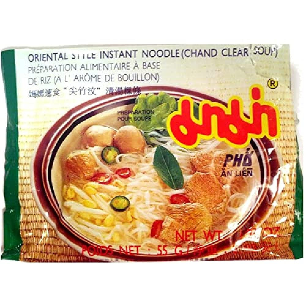 MAMA - Supă clară cu tăiței de orez instant, pachet de 30 (30 x 55 g)