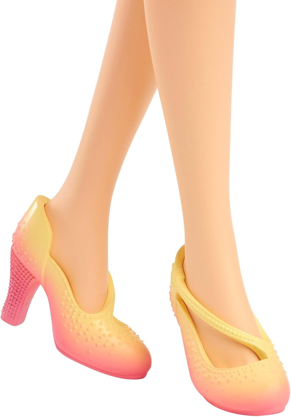 Păpușă de modă Mattel Wicked Glinda și accesorii cu păr blond, diverse poziții posibile și aspect de rochie de bal detașabilă, HXT63