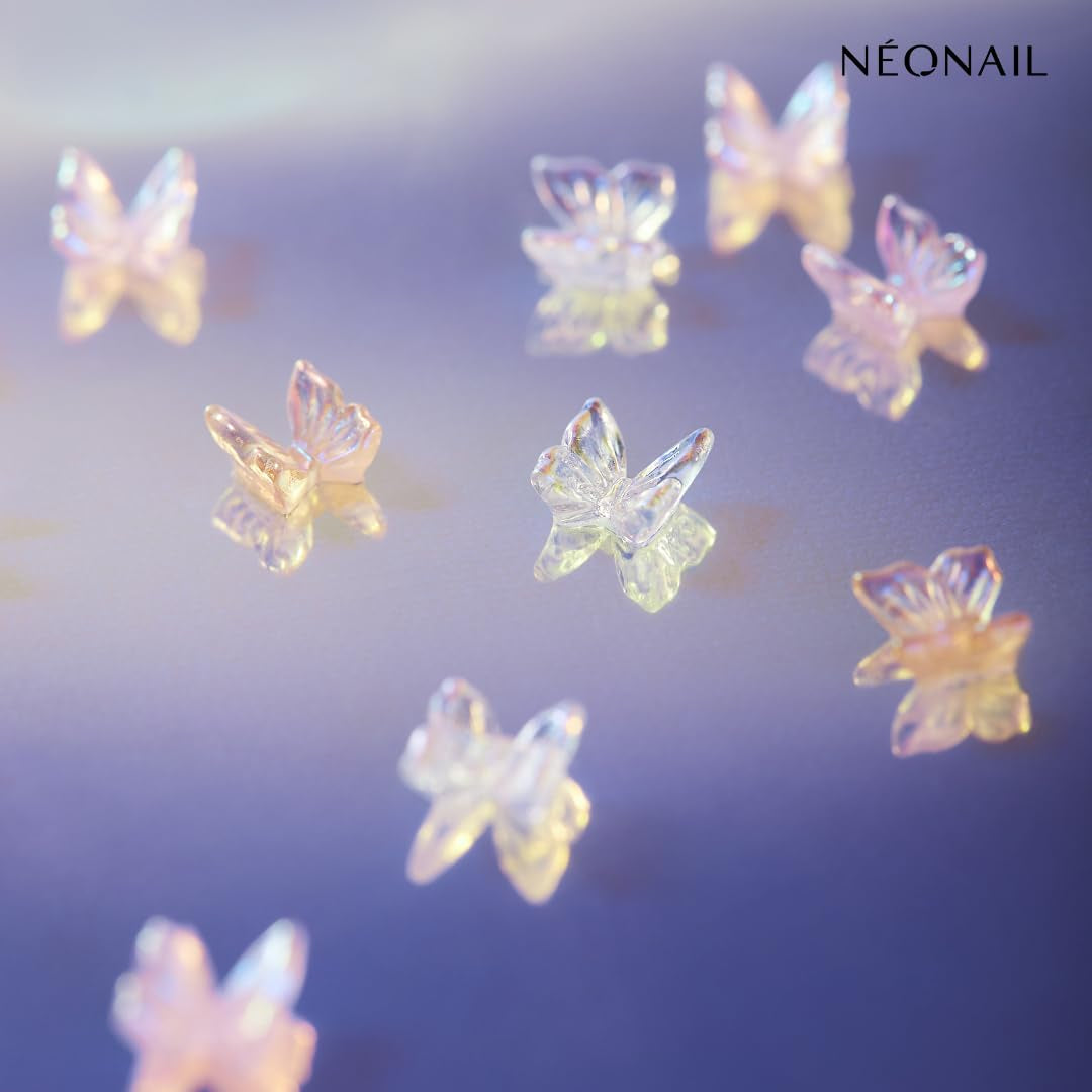NÉONAIL Nageldekoration 3D Nail Art Schmetterlinge - Nail Charms - Nägel Selber Machen - Nails - Nageldesign Accessories - Nailart - Nail Art Zubehör - Nagel Deko - Nagelschmuck - Mehrfarbig