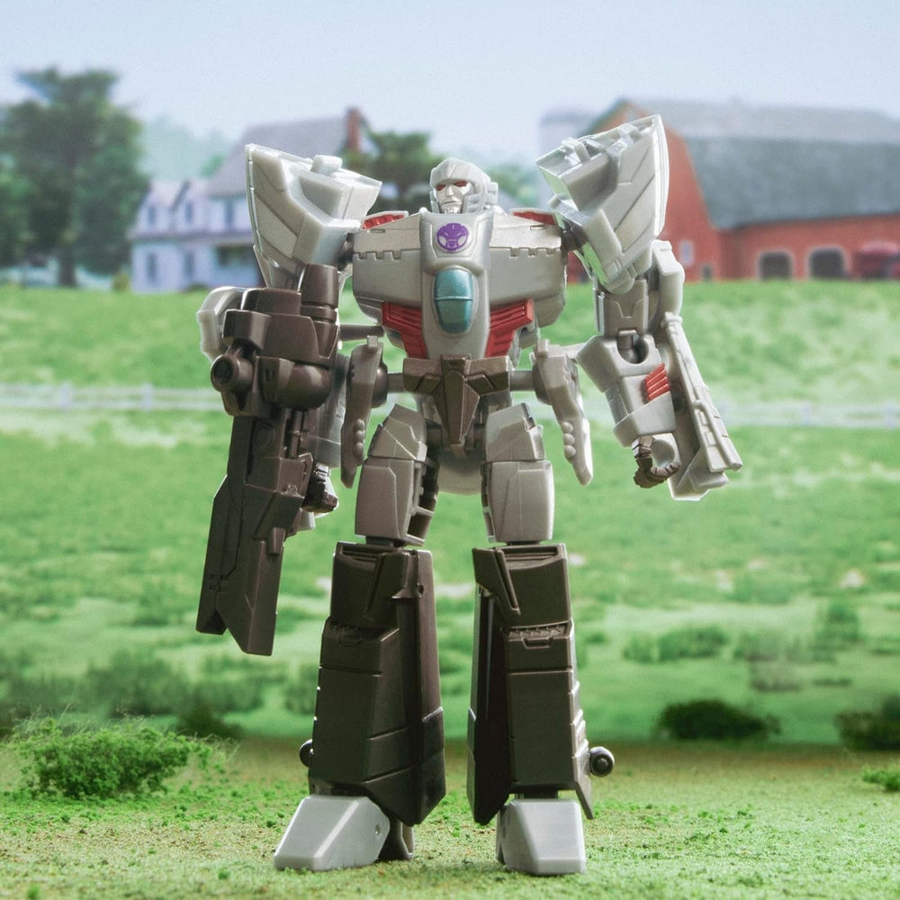 Jucărie Transformers Earthspark Deluxe Class Megatron, figurină de acțiune înaltă de 12,5 cm, jucărie robot pentru copii cu vârsta peste 6 ani Action figures Naty Shop