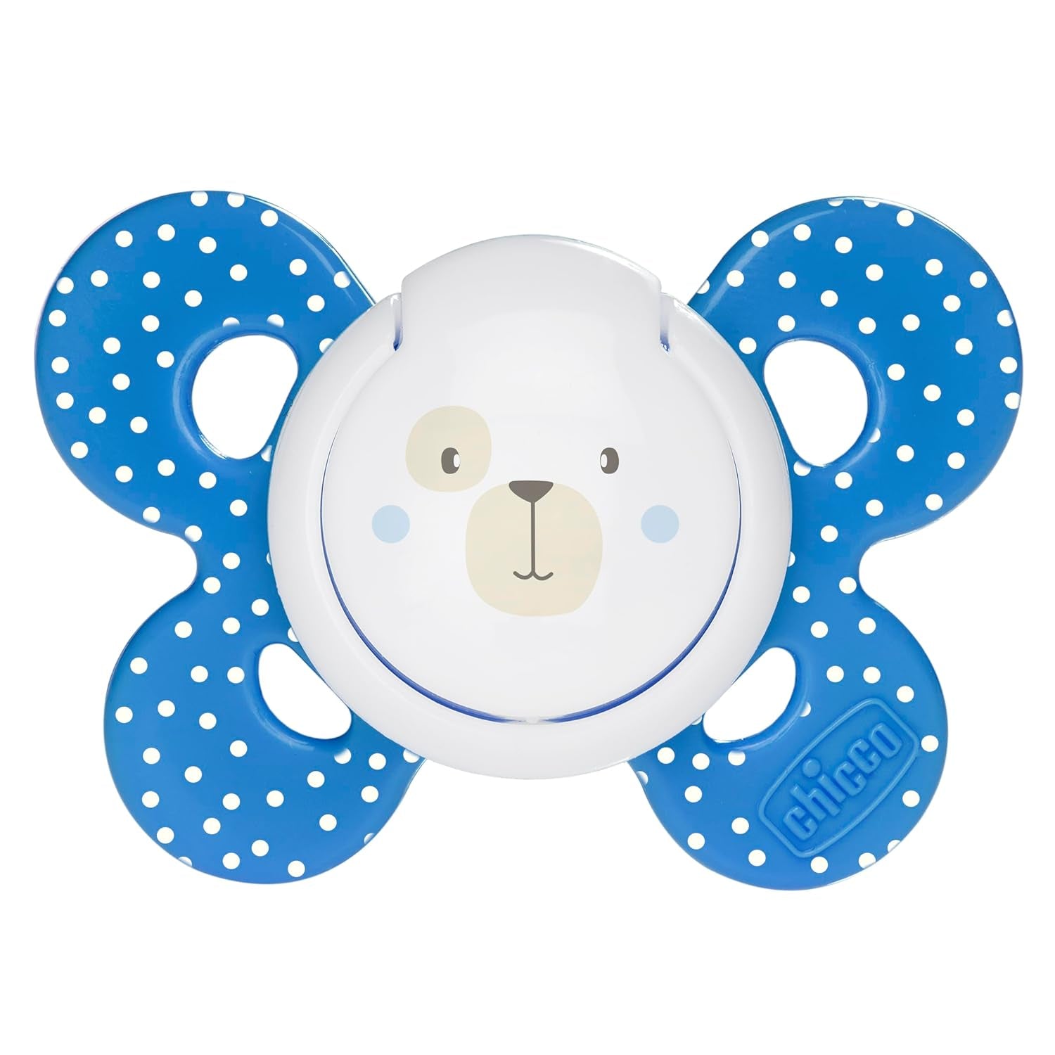 Chicco PhysioForma Comfort Suzetă 6-16 Luni, 1 Bucată, Suzetă cu Tetină din Silicon, Susține Respirația Fiziologică și Promovează Dezvoltarea Orală Corectă, Albastră