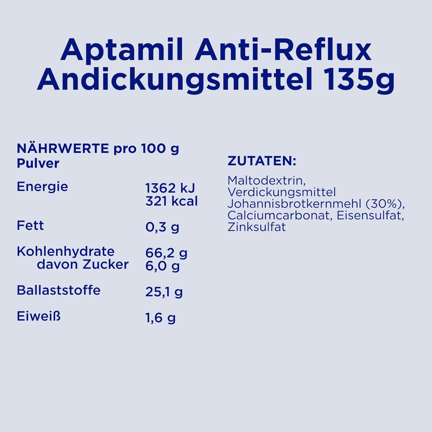 Aptamil Anti-Reflux - Formulă completă de la naștere, pentru gestionarea dietei, pentru vomă și regurgitație, hrană pentru bebeluși, lapte praf, 6 x 135 g