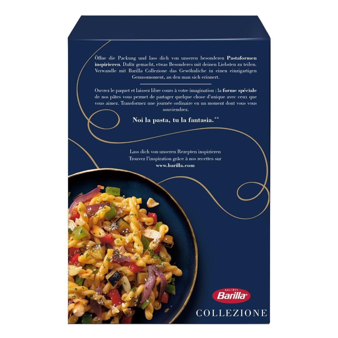 Paste Barilla Collezione Fusilli Bucati Corti, (1 x 500 g)