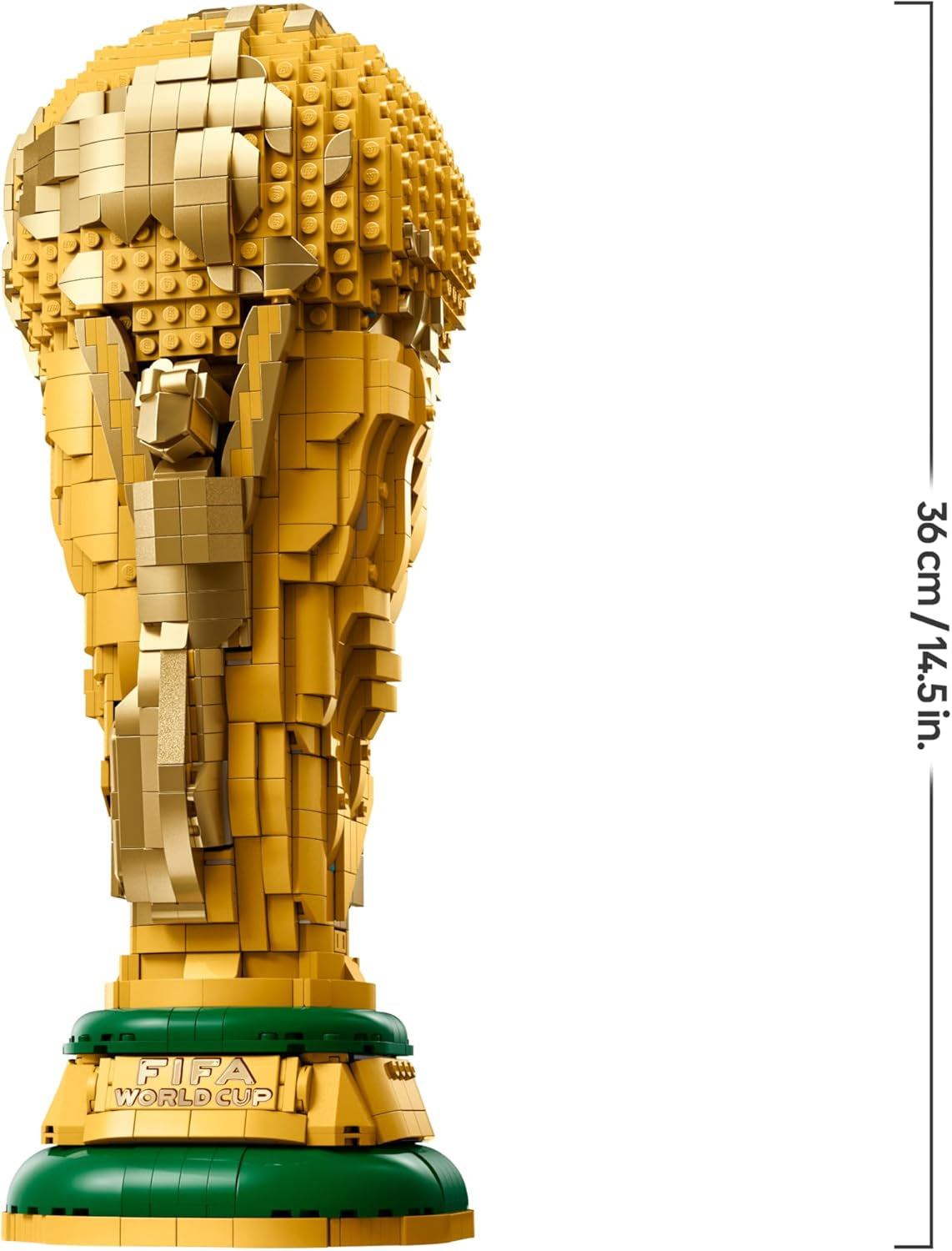 LEGO Editions Sports Offizieller Pokal der FIFA Fußball-Weltmeisterschaft - 3D DIY Modell mit sammelbarer Minifigur - Fußball Geschenkidee für Jungen & Mädchen ab 12 Jahren oder Vatertag - 43020